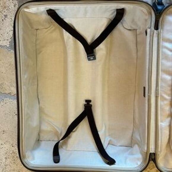 Gucci Savoy medium trolley suitcase, beige/Ebony GG Supreme canvas, Leather NWT - Picture 5 of 16